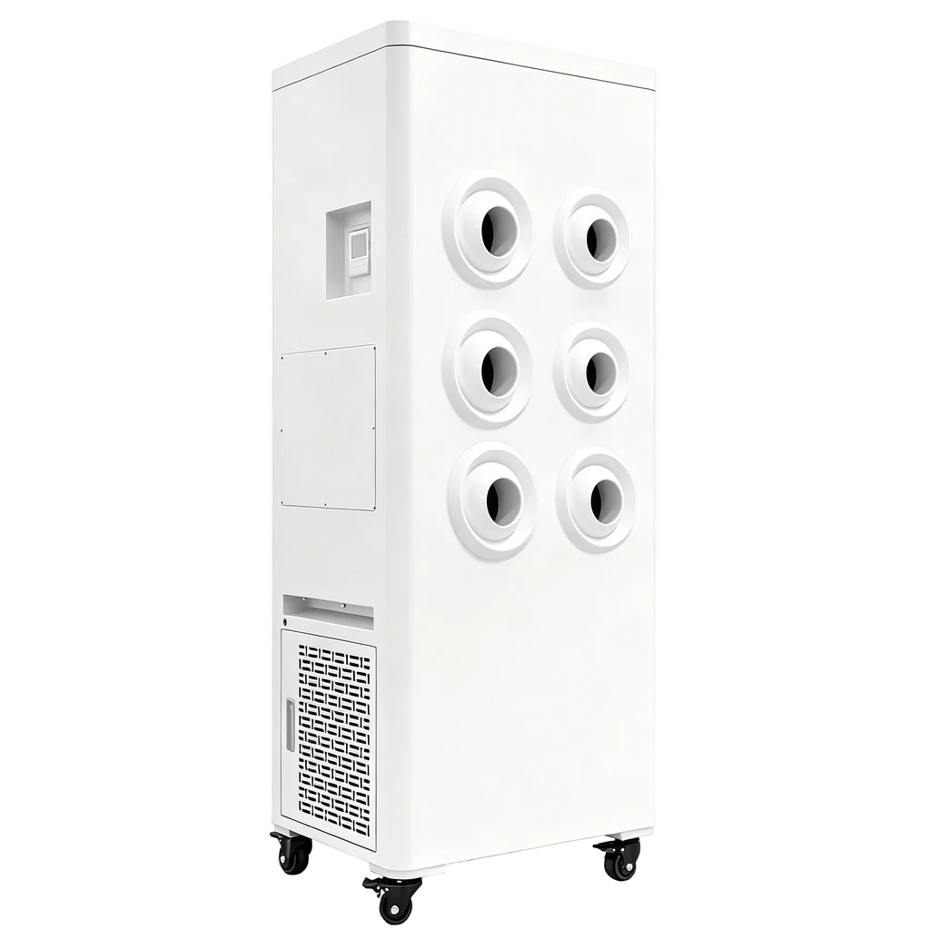 ZP-V9-6 White 31000 BTU Heavy-Duty Portable Air Conditioner | 6-Vent Commercial AC