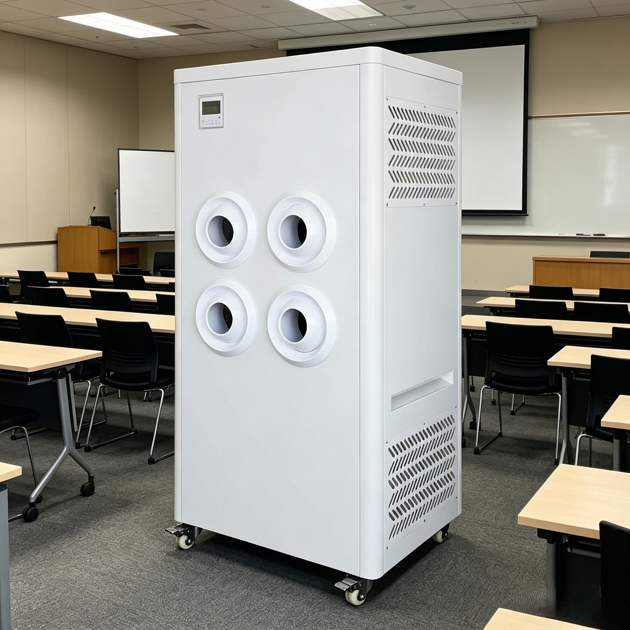 ZP-V9 Compact Industrial Air Conditioner | 31000 BTU 4 Vent Commercial AC
