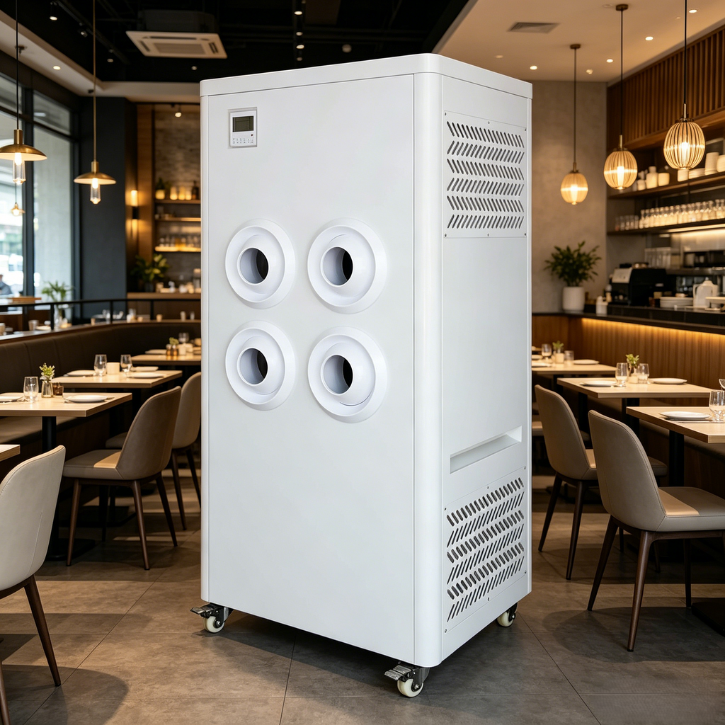 ZP-V9 Compact Industrial Air Conditioner | 31000 BTU 4 Vent Commercial AC