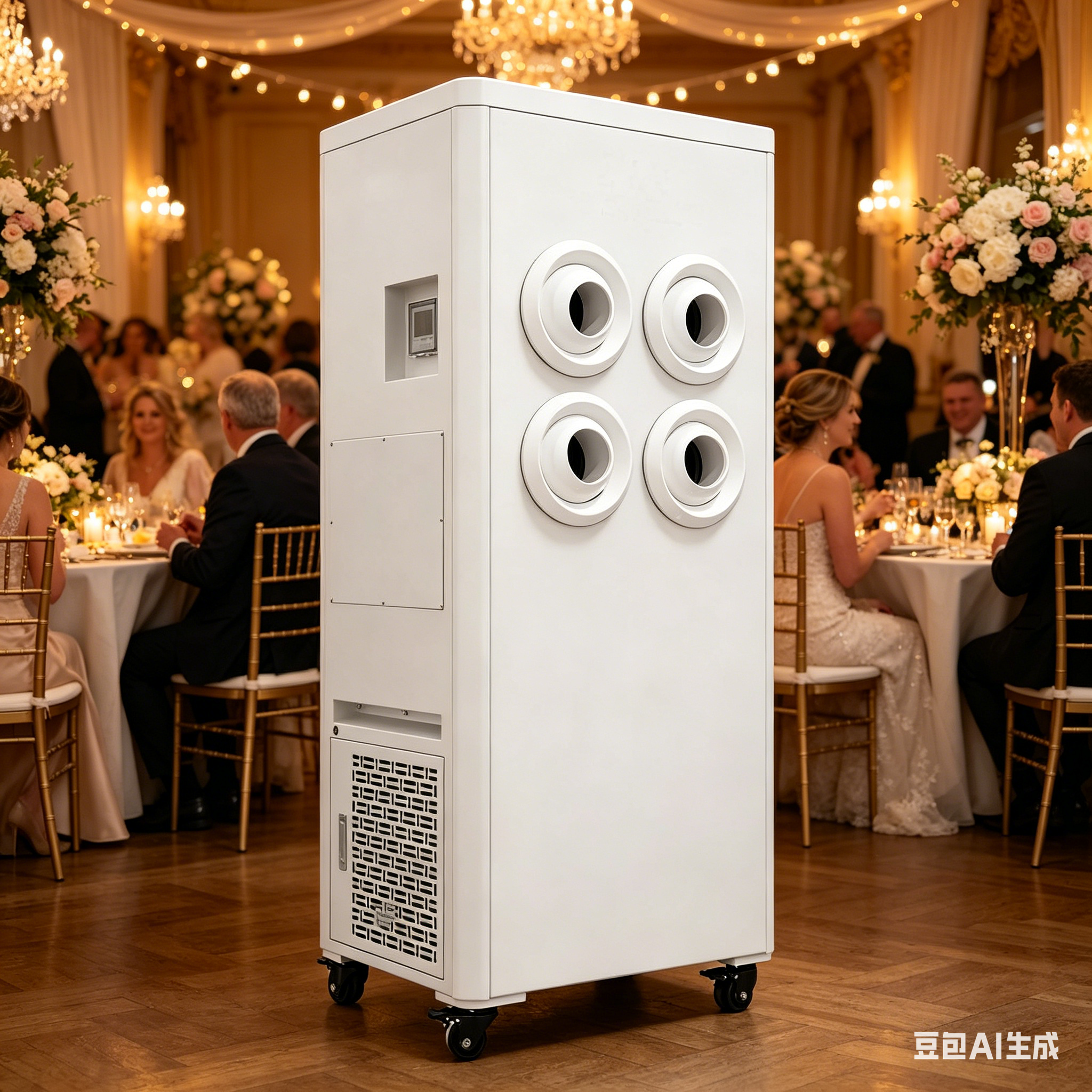 ZP-V9-4 31000 BTU White Portable Air Conditioner | 4-Vent AC