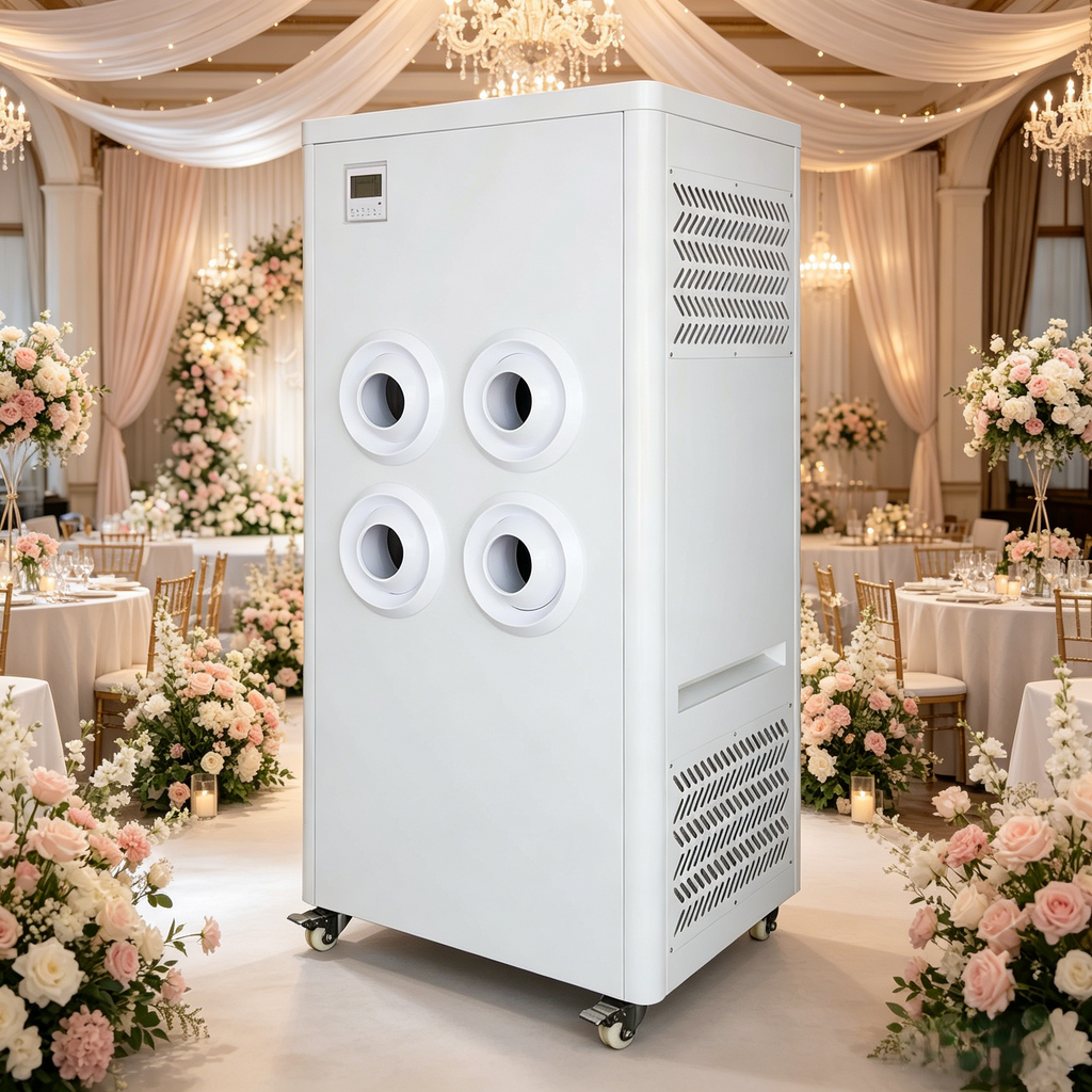 ZP-V9 Compact Industrial Air Conditioner | 31000 BTU 4 Vent Commercial AC