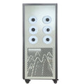 ZP-V9-8 Matte Beige Six Nozzle Mobile Vertical Industrial Spot Air Conditioner