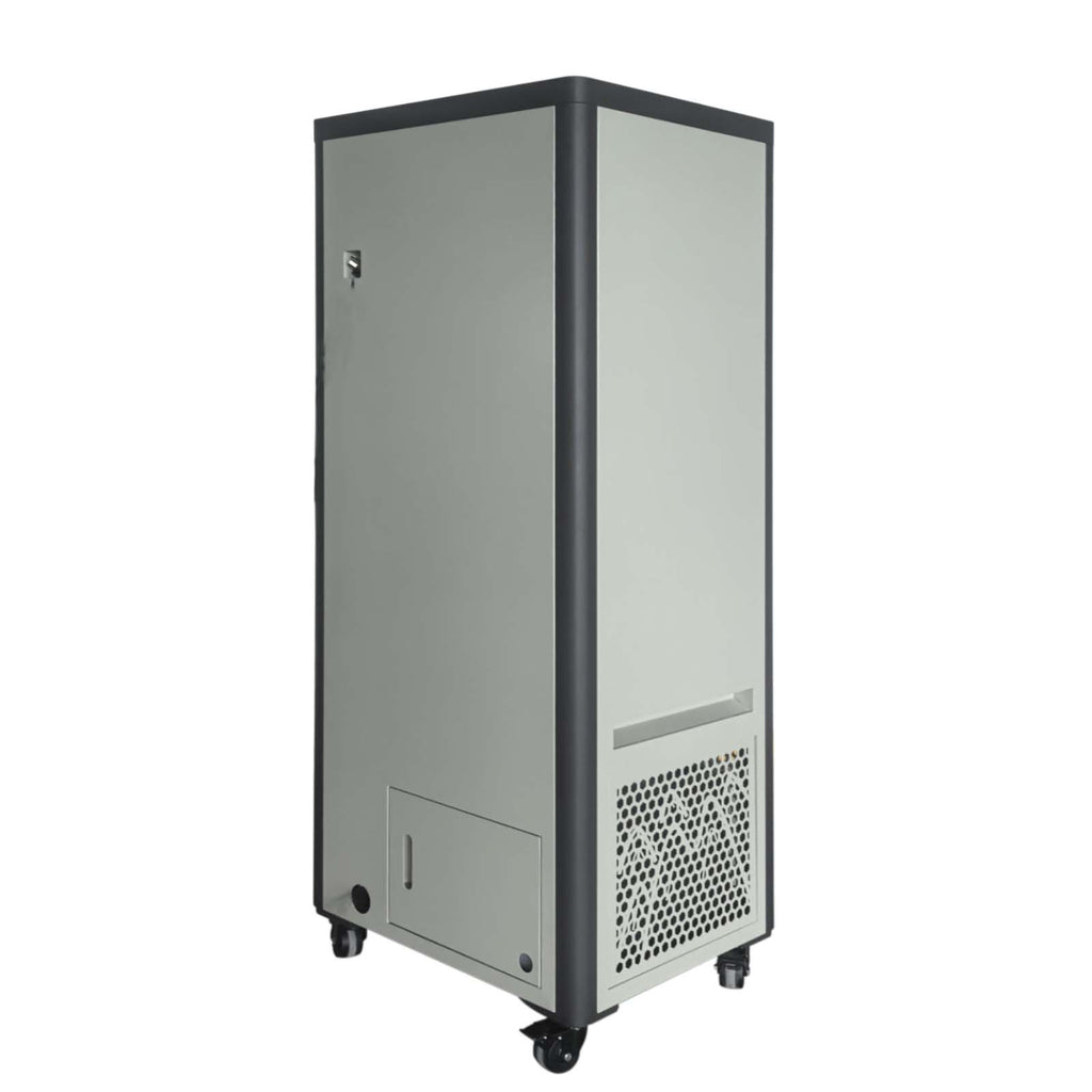 ZP-V9-8 Matte Beige Six Nozzle Mobile Vertical Industrial Spot Air Conditioner