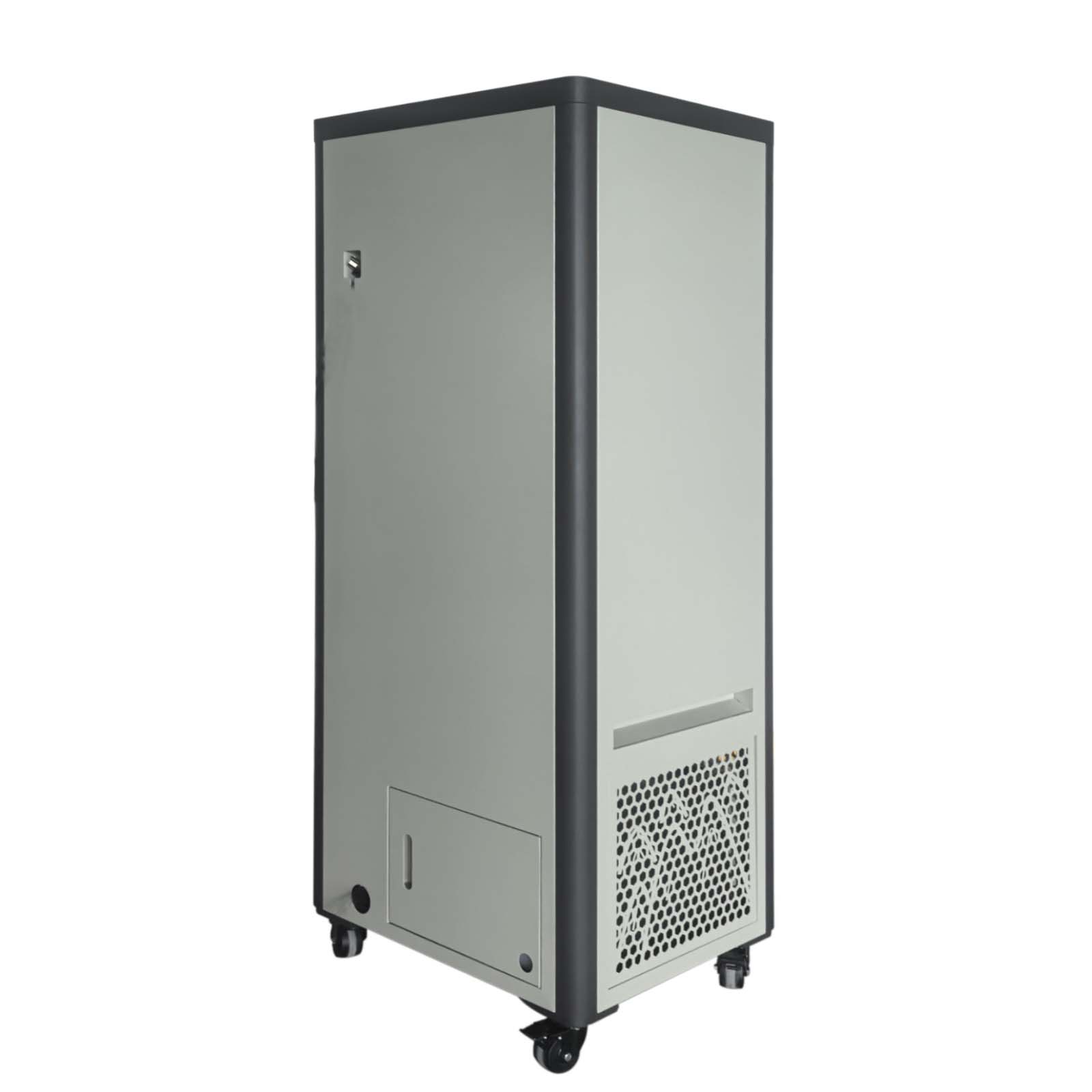 ZP-V9-8 Matte Beige Six Nozzle Mobile Vertical Industrial Spot Air Conditioner