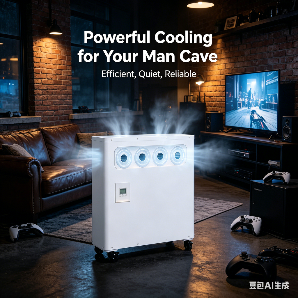 ZP-A9-2 White 18000 BTU Portable Air Conditioner and Heat Pump | 4 Vent Commercial AC