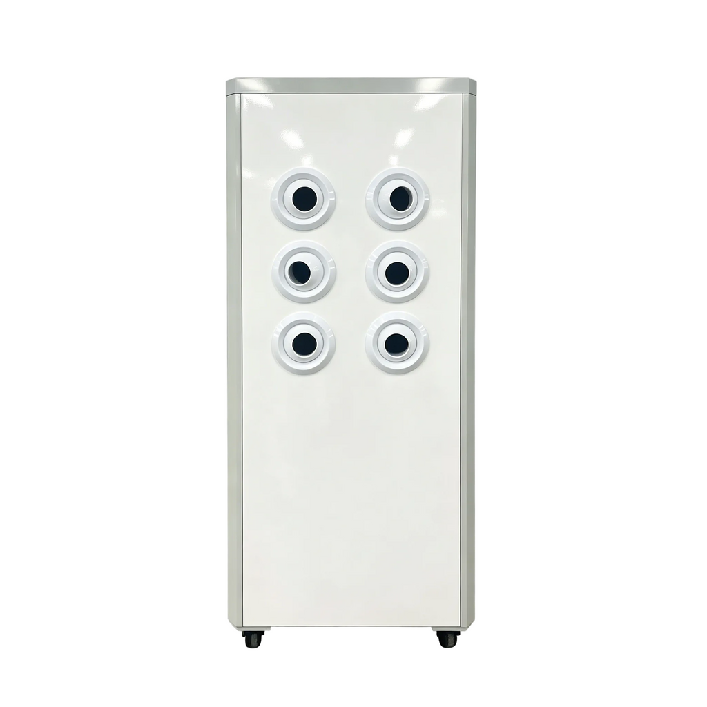 ZP-V9-6 31000 BTU Gray/White Portable Air Conditioner | 6-Vent Commercial AC