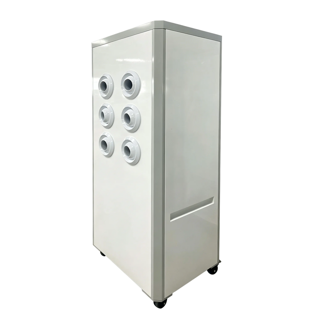 ZP-V9-6 31000 BTU Gray/White Portable Air Conditioner | 6-Vent Commercial AC