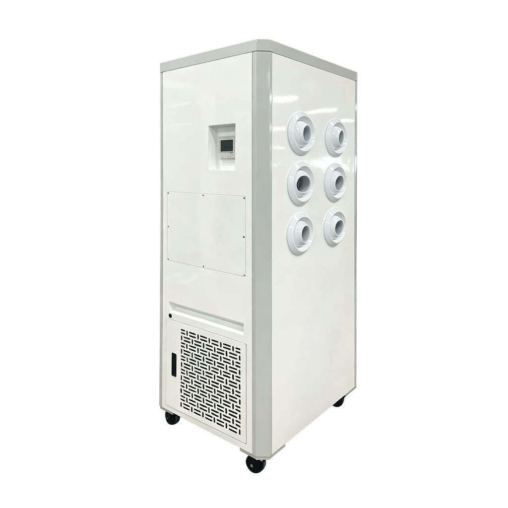 ZP-V9-6 31000 BTU Gray/White Portable Air Conditioner | 6-Vent Commercial AC