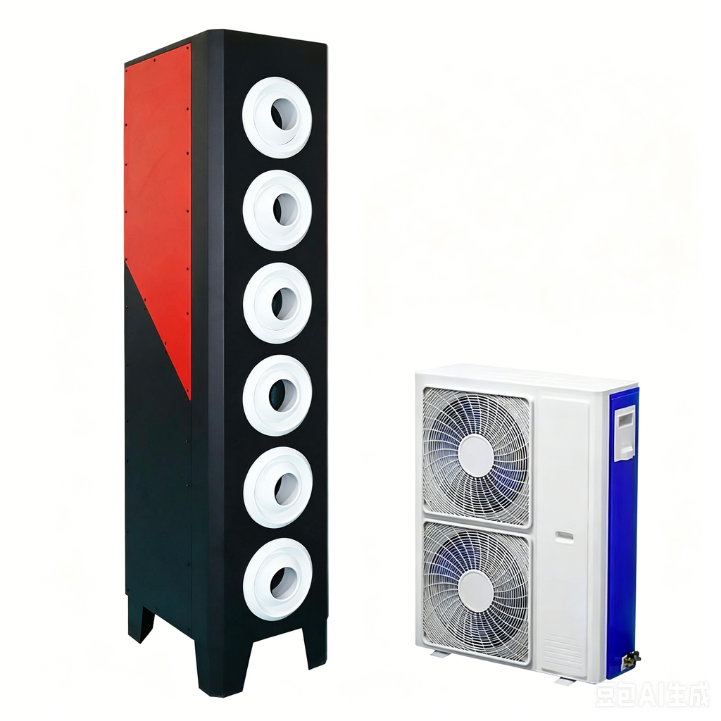 ZP-A6A Black Red Split Spot Air Conditioner