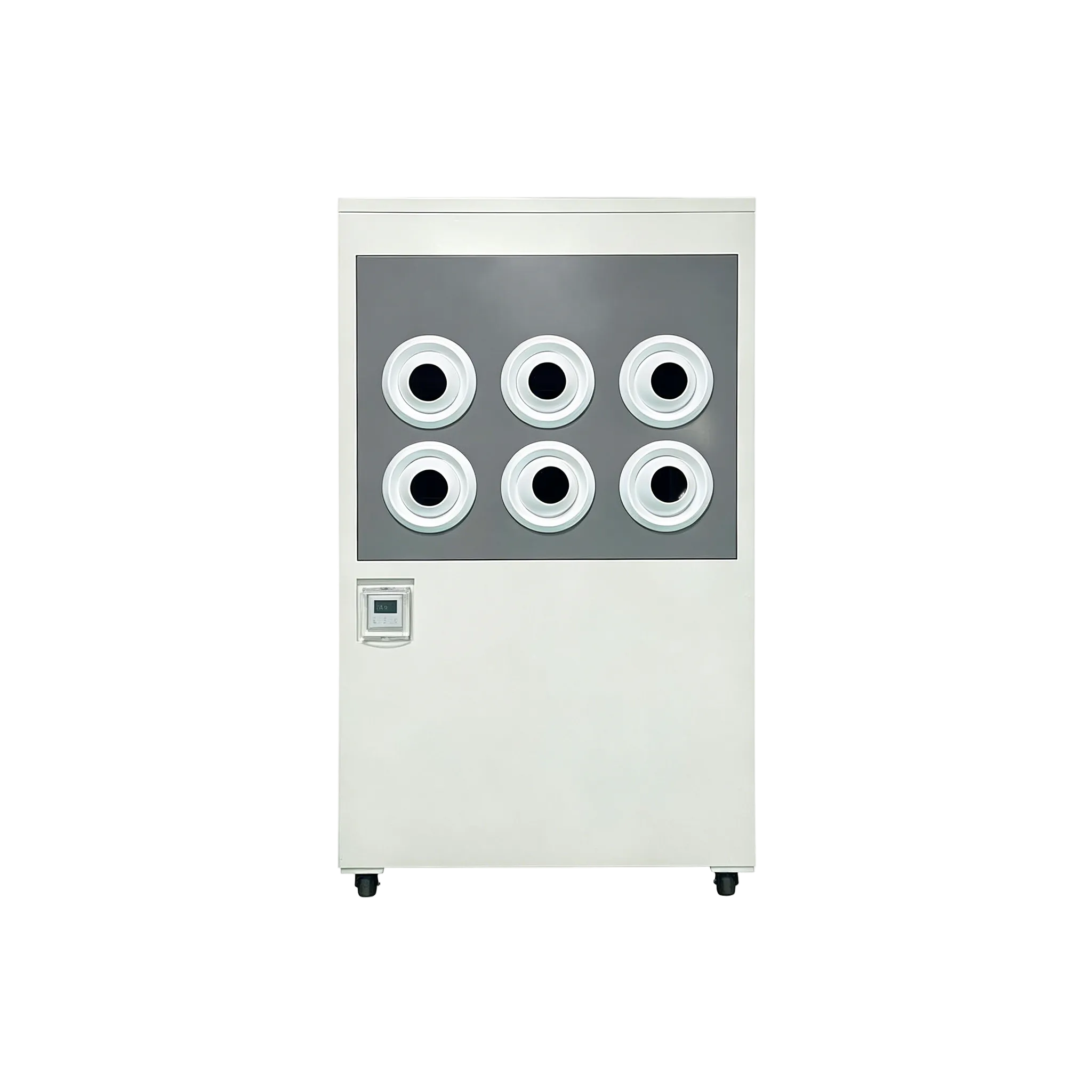 ZP-V6-6 Silver 6-Nozzle Mobile Vertical Industrial Spot Air Conditioner