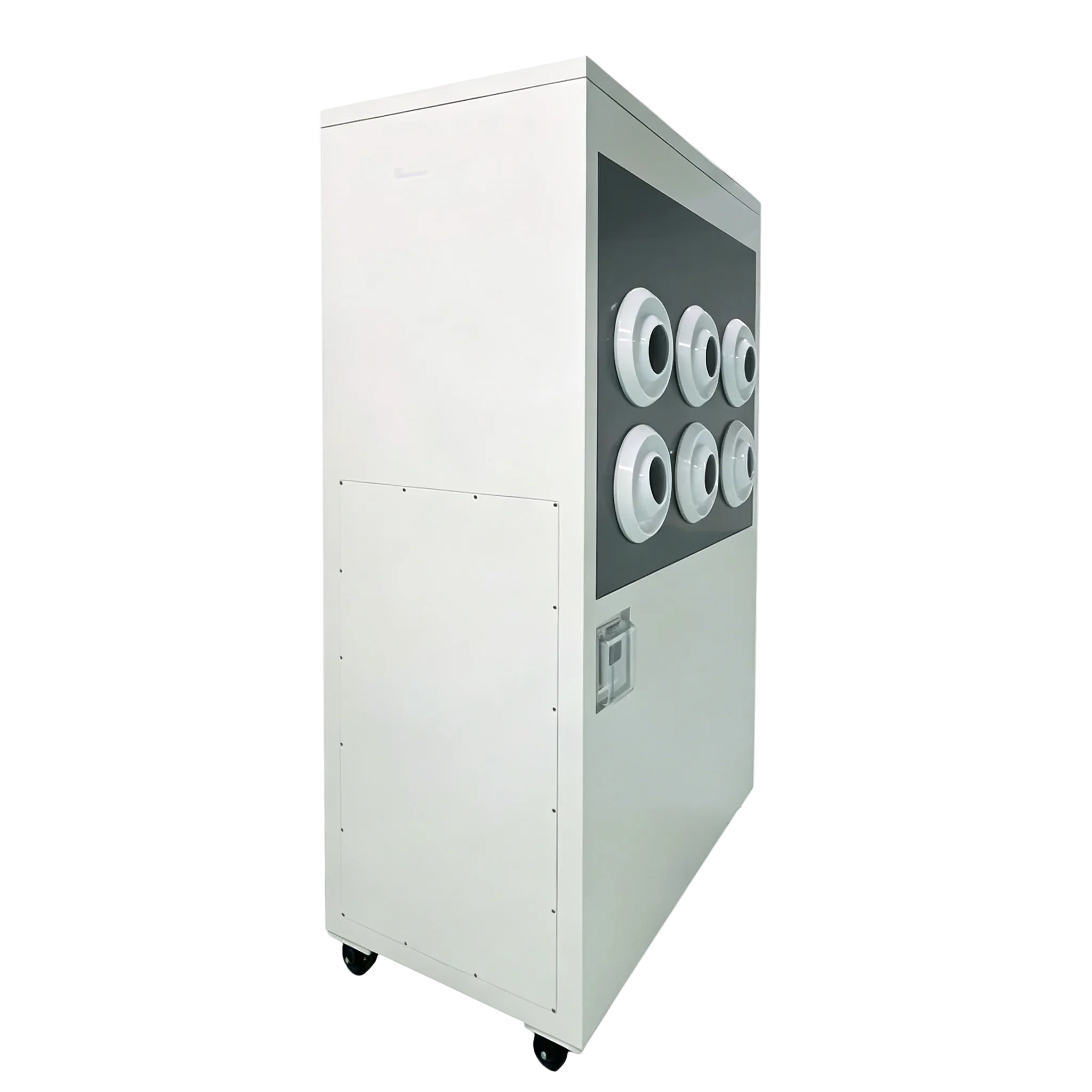 ZP-V6-6 Silver 6-Nozzle Mobile Vertical Industrial Spot Air Conditioner